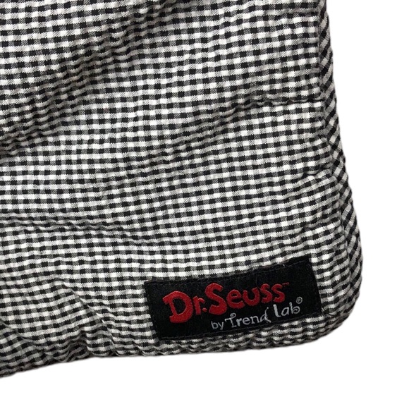 Cat In The Hat Baby Crib Blanket w/ Multiple Textile Fabrics - Picture 5 of 7